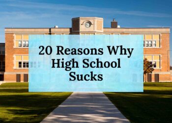 20 Reasons Why High School Sucks
