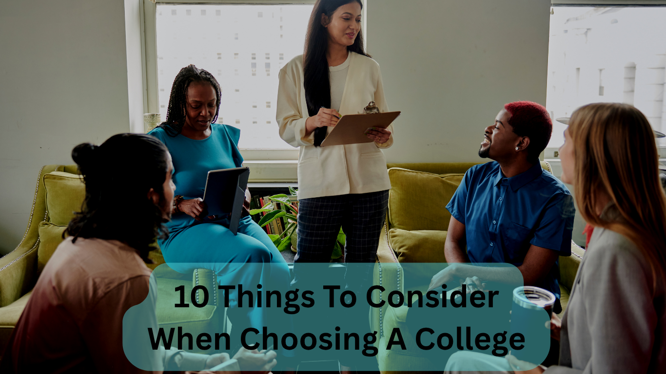 Prospective student exploring higher education choices