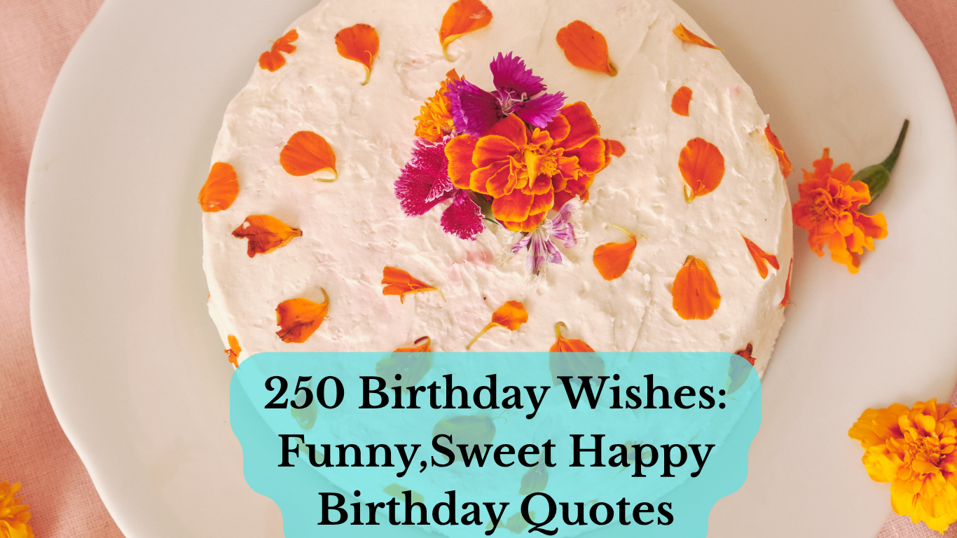 Funny and sweet happy birthday quotes and messages list illustration