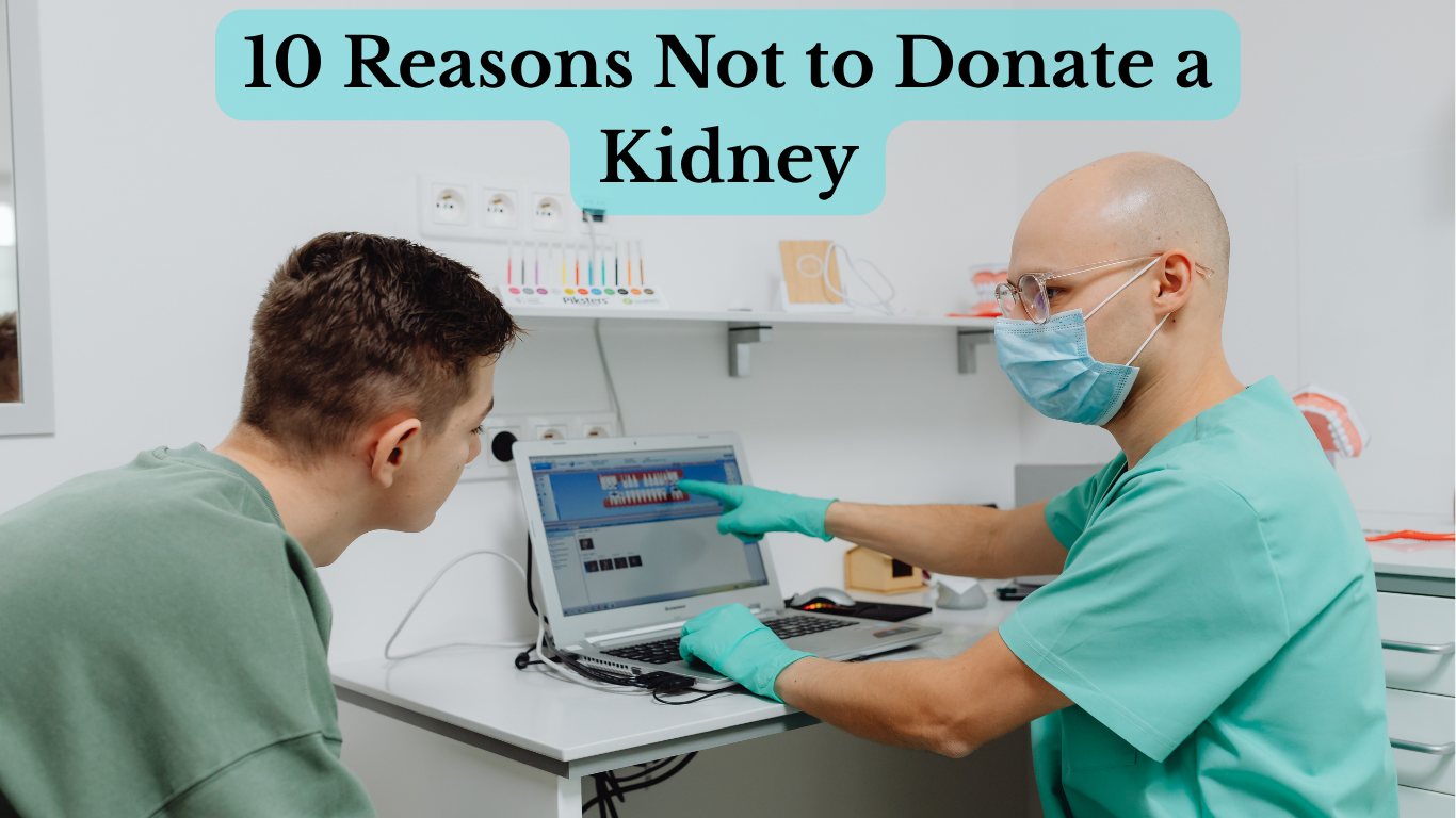 Doctor discussing kidney donation with patient