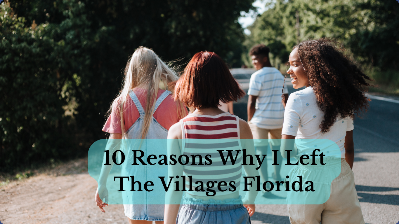 Residential neighborhood street in Florida community