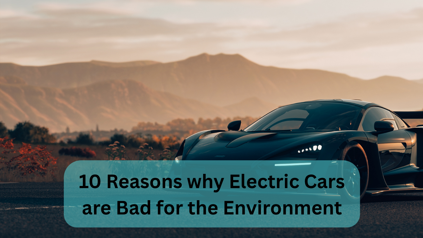 Electric car parked on the road