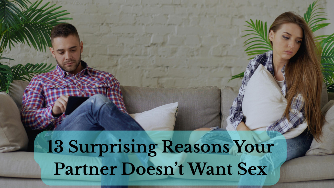 A couple sitting apart looking thoughtful in relationship setting
