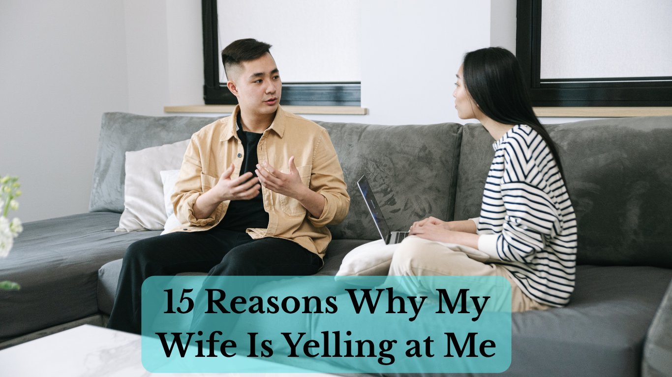 A married couple having heated discussion at home