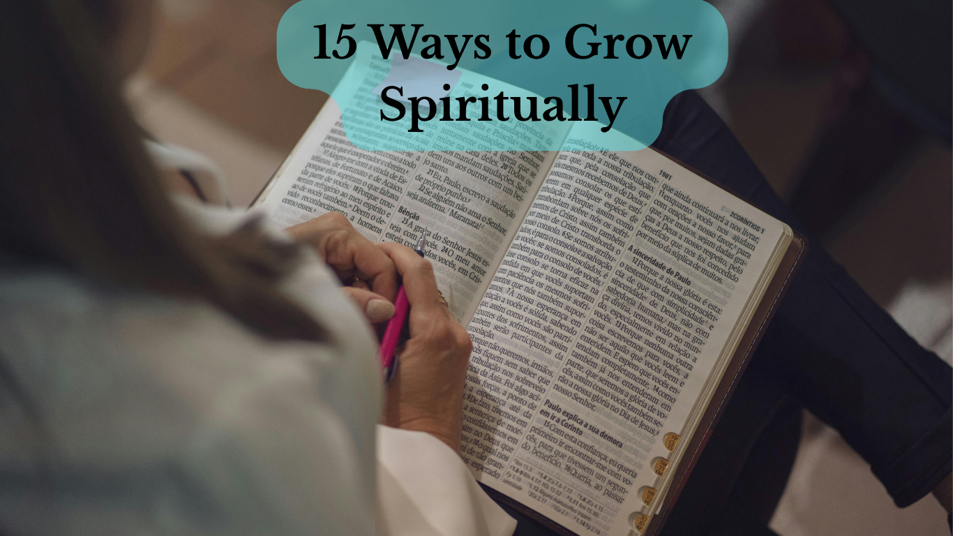 Person reading Bible during quiet devotional time