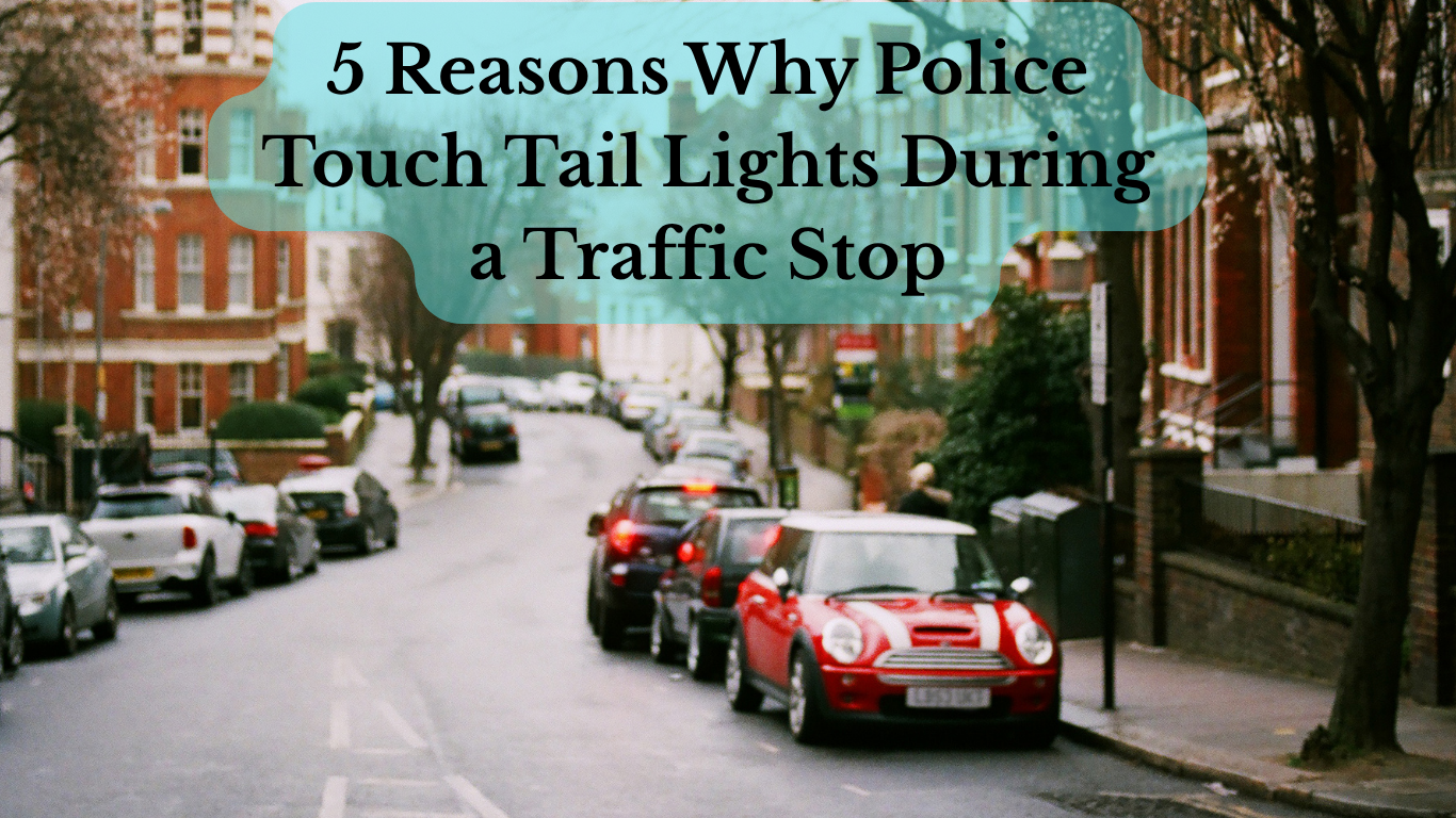 Cars stopped at a traffic stop on the road