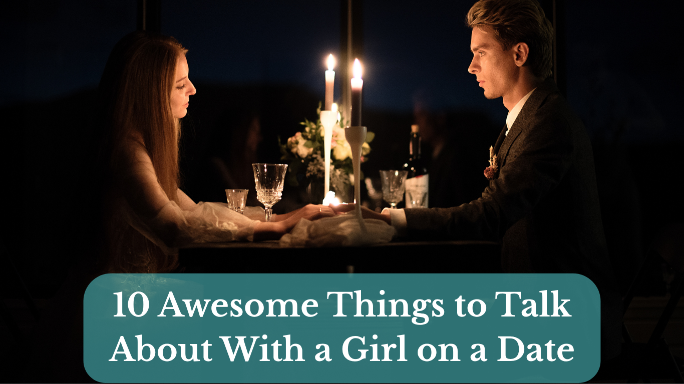 Man and woman enjoying a conversation during a dinner date