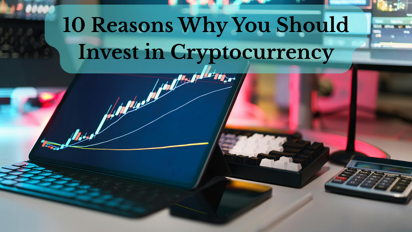 An investor analysing cryptocurrency market charts on a laptop