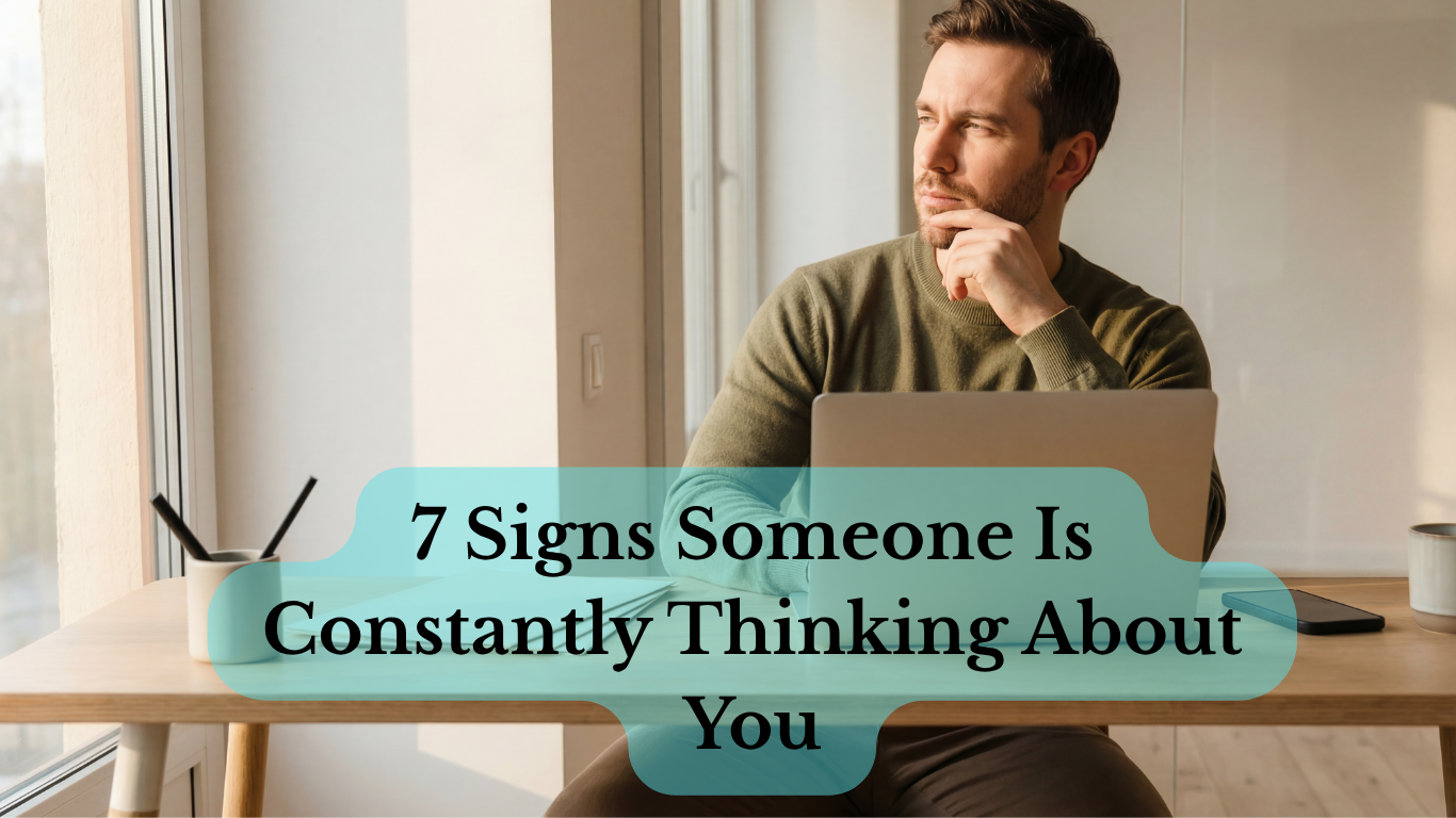 Man lost in thought while thinking about someone he cares about