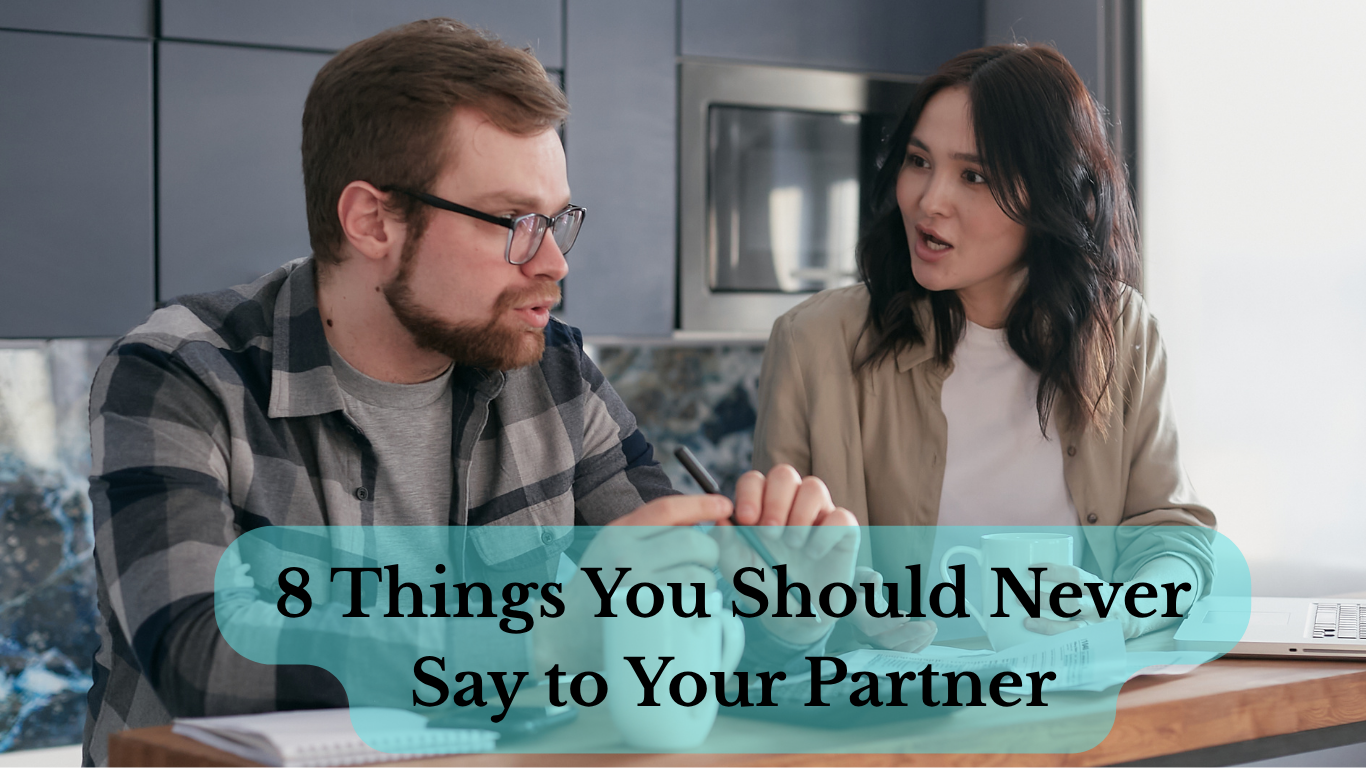 Couple having serious conversation about relationship issues
